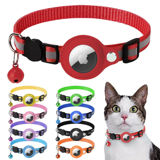 Étui pour Airtag pour Collier de Chat avec Étui Protecteur Anti-Perte et Localisateur